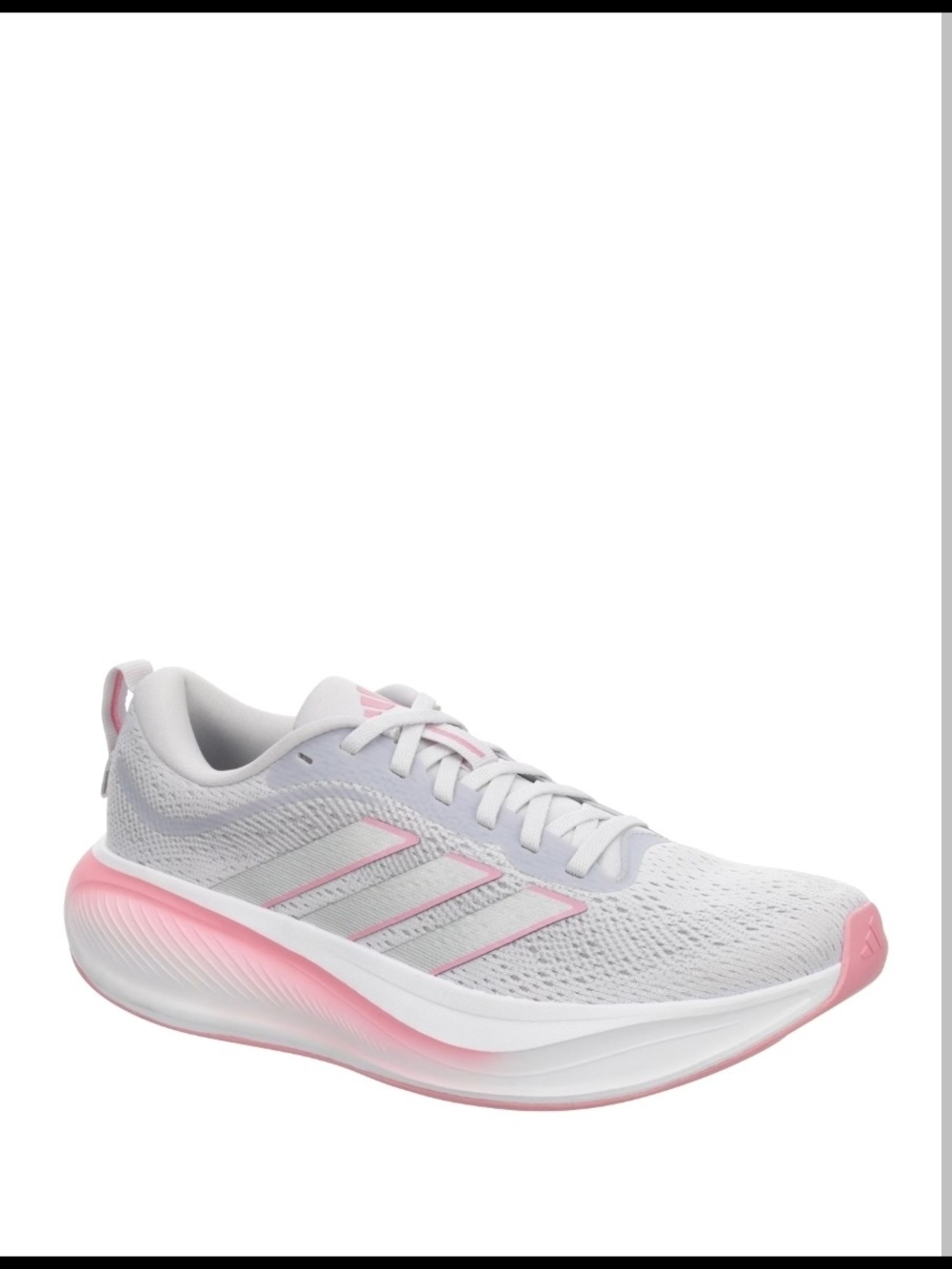 Adidas Women's Response Pace White & Pink Lightweight Running Sneakers